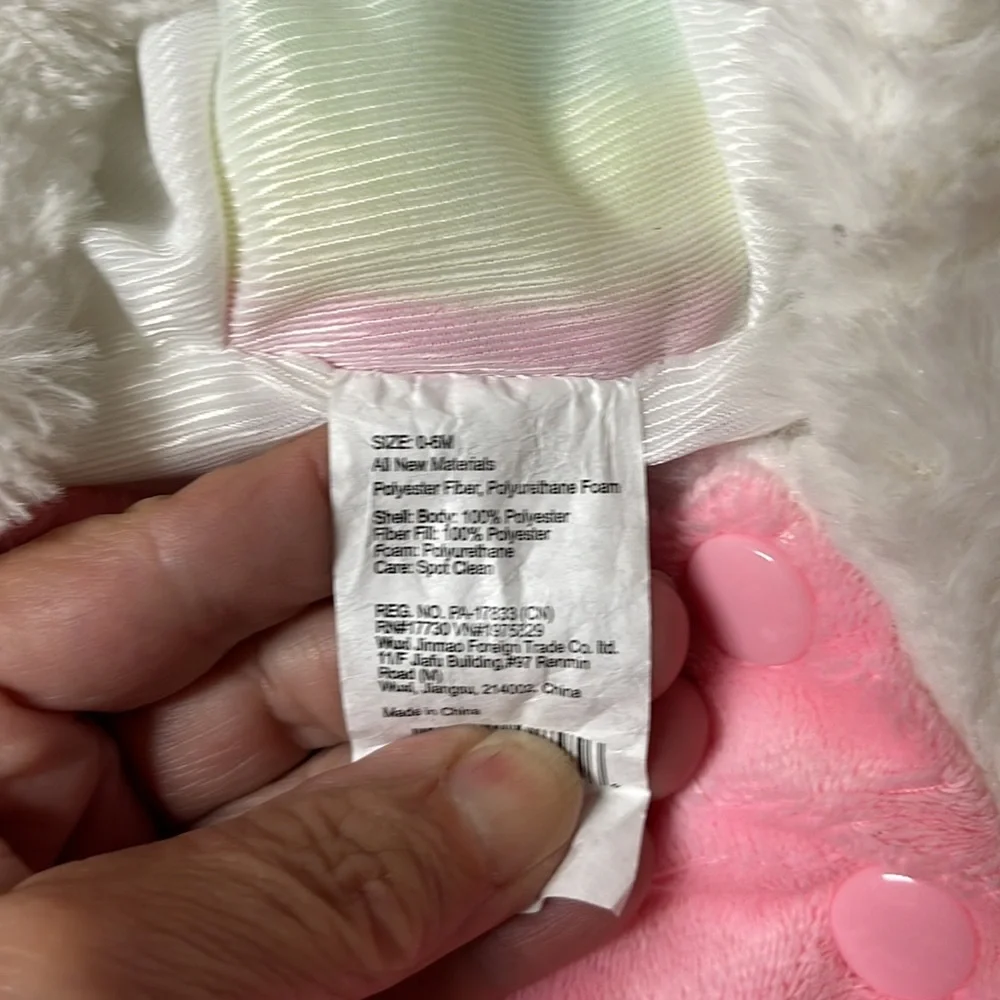 Unicorn costume size 0 - 6 months. So cute!